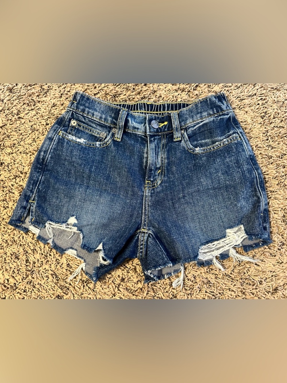 Aerie Distressed Denim Shorts
